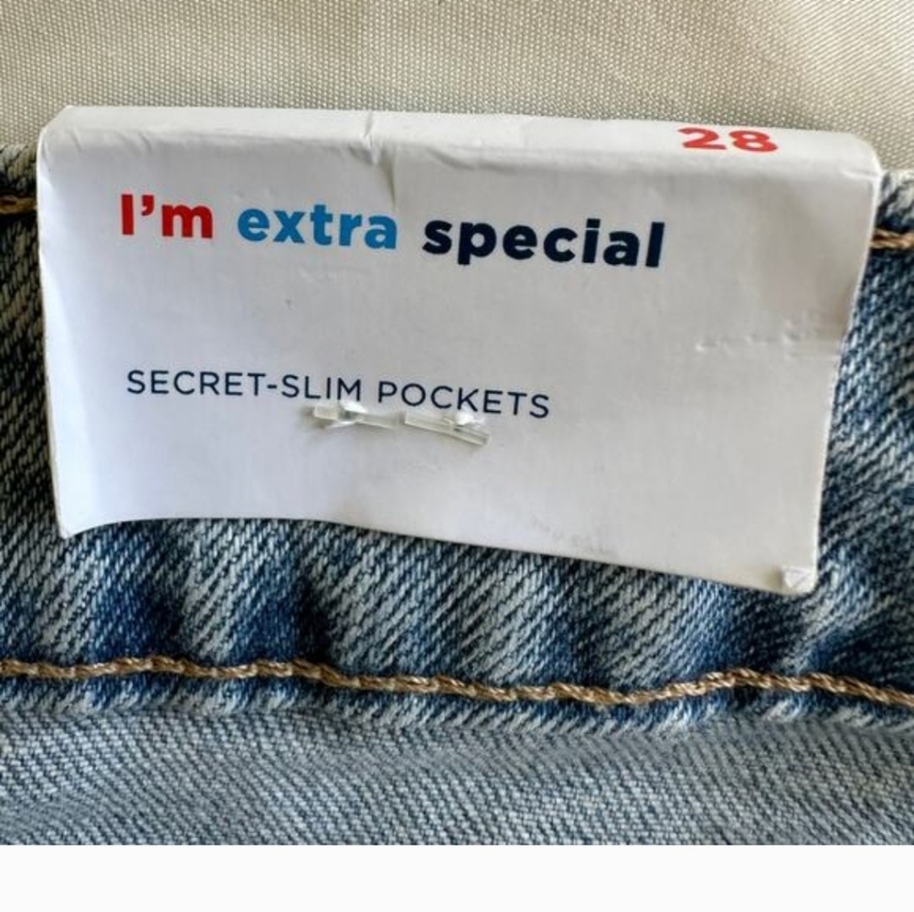 NEW Old Navy Denim Mini Skirt High Rise Secret Slimming Pockets Plus Size 28 - Picture 9 of 13